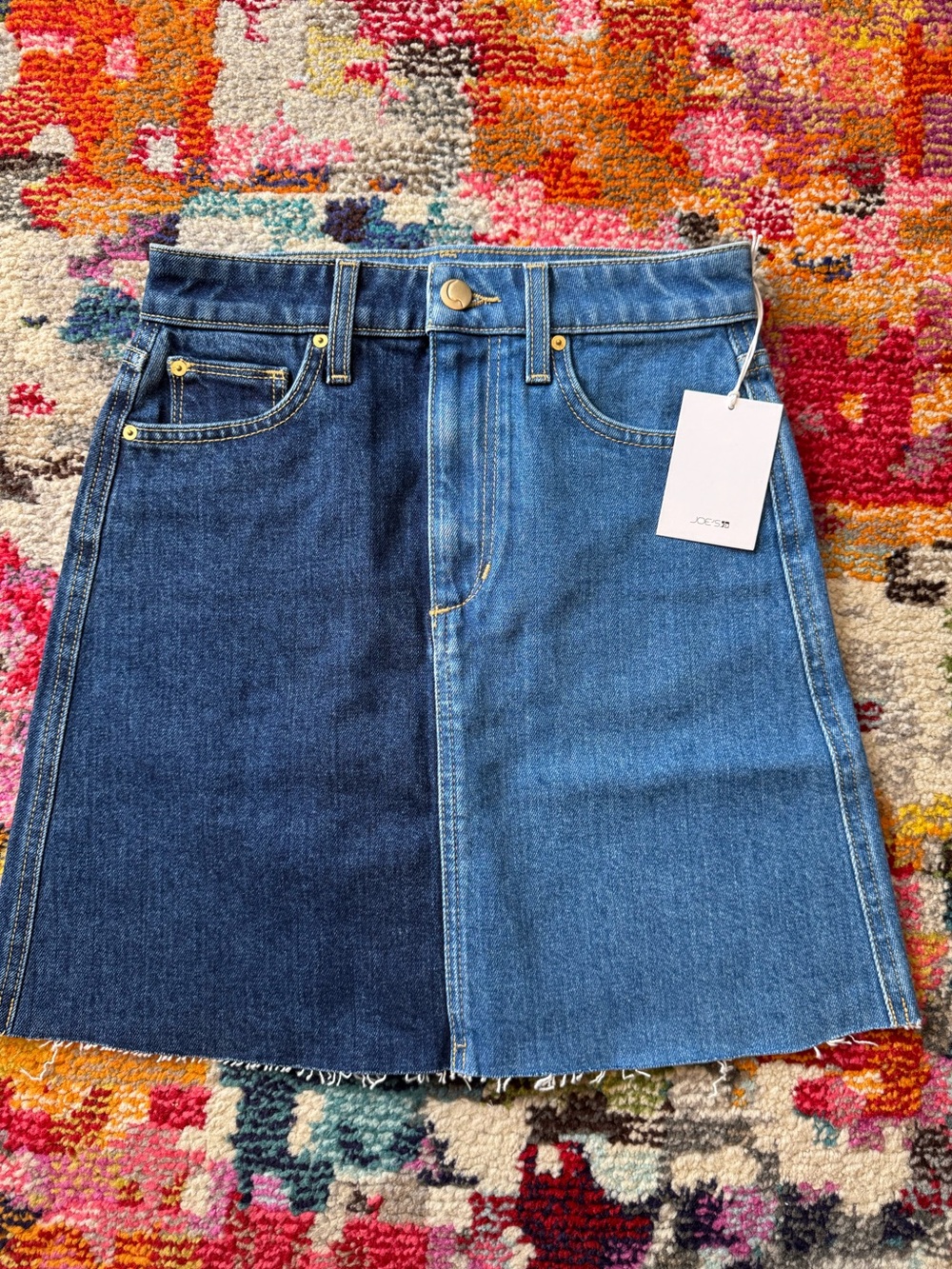 Joe's Jeans Two Tone denim skirt - size 23